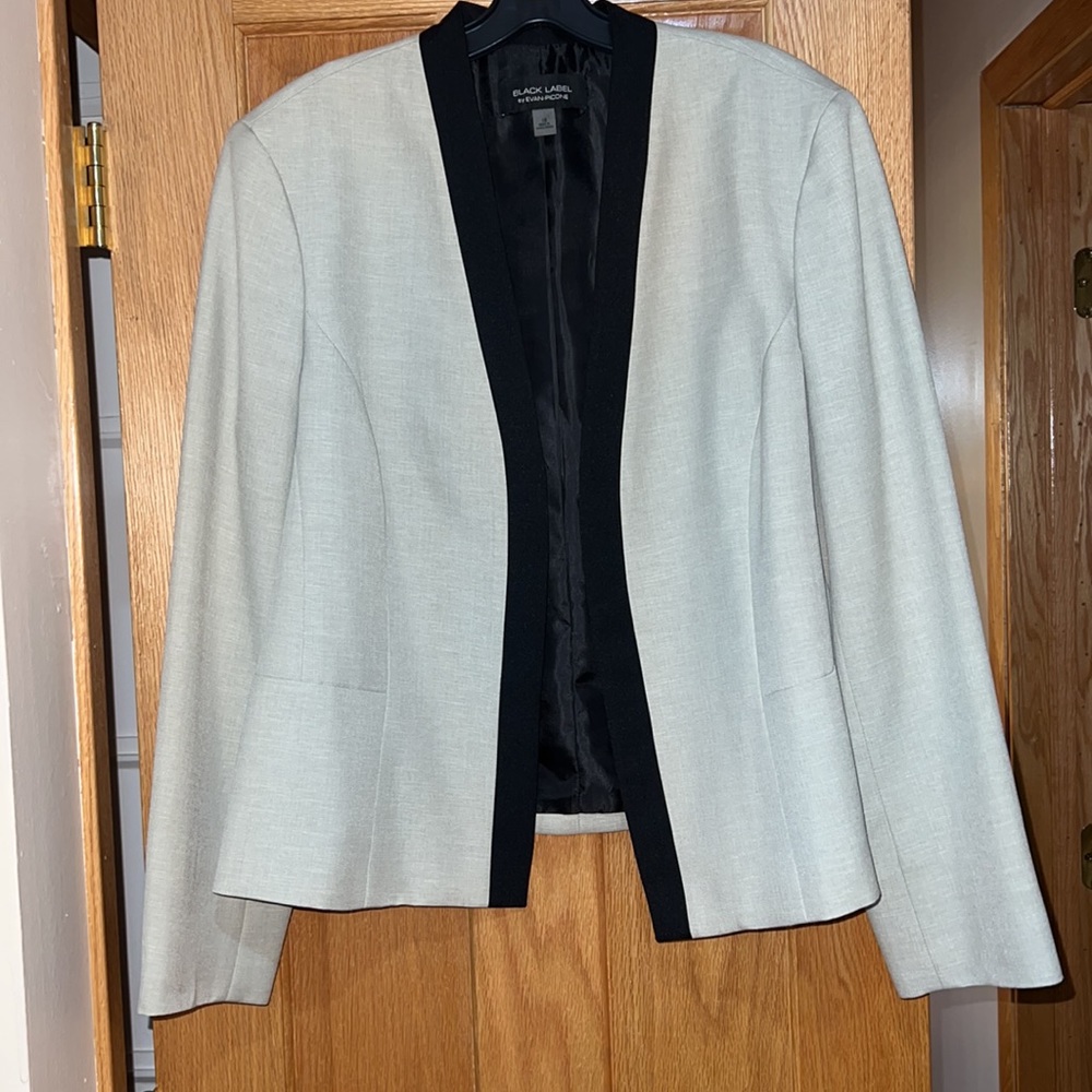 Evan Picone Black Label Tab & Black Blazer - see matching dress in my closet!